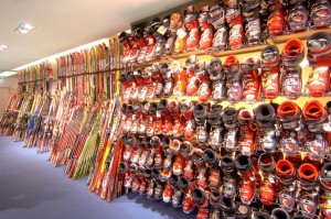 ski hire shop